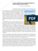 ¿Por Qué El Agua No Se Congela en Los Radiadores de Los Vehículos de Climas Fríos?