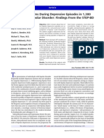 Manic Symptoms During Depressive Episodes in 1,380 Patients With Bipolar Disorder: Findings From The STEP-BD