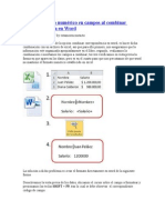 Aplicar Formato Campos Al Combinar Correspondencia