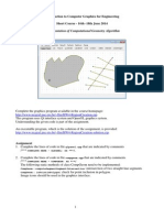 Implementation of Computational Geometry Algorithm