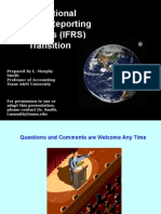 International Financial Reporting Standards (IFRS) Transition