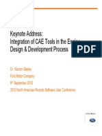 Integration of CAE Tools in The Engine Design and Development Process - NAUC2010