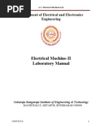 AC Machines Lab Manual PDF