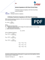 3 Winding Transformer Impedance Calculation in IEC Short Circuit Study