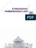 Katarungang Pambarangay Law 