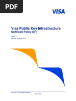 Visa Public Key Infrastructure Certificate Policy