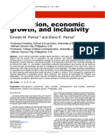 Population Econ Growth and Inclusivity - IJPST - April2015