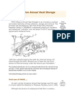 Passive Annual Heat Storage