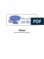 Elocution Online Manual