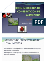 Metodos Indrectos de Conservacion de Alimentos PDF