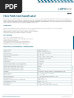 9034-Sc - LC Fibre Patch Cord