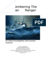 Remembering The Ocean Ranger: Accident Investigation and Lessons Learned