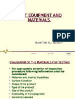 Test Equipment and Materials