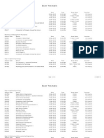 Finalized 201505 Spring Exam Timetable Updated 31 March 2015