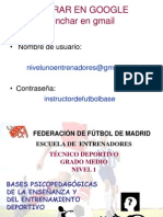 Bases Psicopedagógicas de La Enseñanza y Del Entrenamiento Deportivo