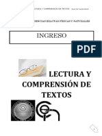 Lectura y Comprensión de Textos.