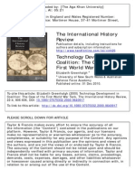 The International History Review Volume 22 Issue 4 2000 (Doi 10.1080/07075332.2000.9640917) Greenhalgh, Elizabeth - Technology Development in Coalition - The Case of The First World War Tank