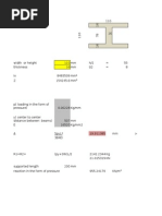 Composite I Beam Properties