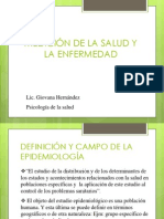 Definición y Campo de La Epidemiología