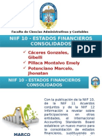 NIIF-10 Tarde Exponer