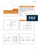 Chapter 4.7 Solutions of Triangles PDF