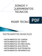 Sonido y Requerimientos Tecnicos Diapositivas