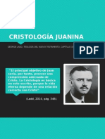 Cristología Juanina (Resumen de George Ladd, Teología Del Nuevo Testamento)