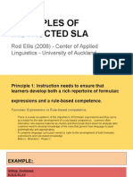 Principles of Instructed SLA - Ellis