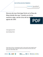 Fragmentos Discurso de Perón 1555 Luego de Bombardeo A Plaza de Mayo