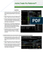 10 Features of The Active Trader Pro Platforms: 1. Explore A Range of Trading Capabilities