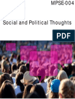 IGNOU Social and Political Thoughts (MPSE-004)