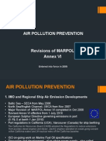 Air Pollution Prevention: Entered Into Force in 2005