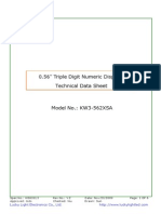 Luckylight: 0.56" Triple Digit Numeric Displays Technical Data Sheet