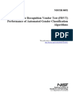 NIST - Face Recognition Vendor Test Performance of Automated Gender Classification Algorithms