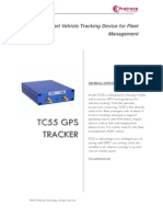 Pretrace Vehicle GPS Tracker TC55 Brochure