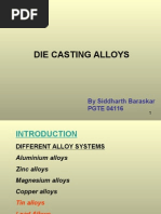 Die Casting Alloys