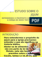 Um Estudo Sobre o Jejum