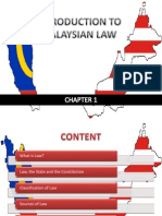 Chapter 1 Introduction To Malaysian Law PDF