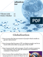 Impact of Globalization On Service Sector Final