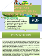 Promocion de Actitudes Proambientales