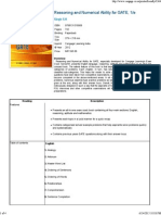 Reasoning and Numerical Ability For GATE, 1/e: Singh S.K