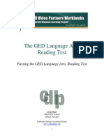 Passing The GED Language Arts, Reading Test