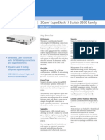 3com Superstack 3 Switch 3200 Family: Key Benefits