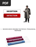 Legal Medicine - Deception Detection