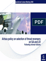 Airbus Policy On Selection of Thrust Reversers