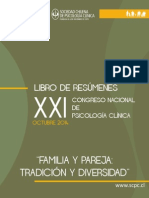 Libro Resúmenes Xxi Congreso Nacional de Psicología Clínica