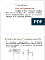 Resistive Sensors and Trasducers