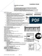 3 Phase CT Connected KWH Din Rail Meter: Installation Guide