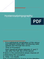 Hysterosalpingography