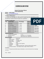 Curriculum Vitae: Mohd Amin